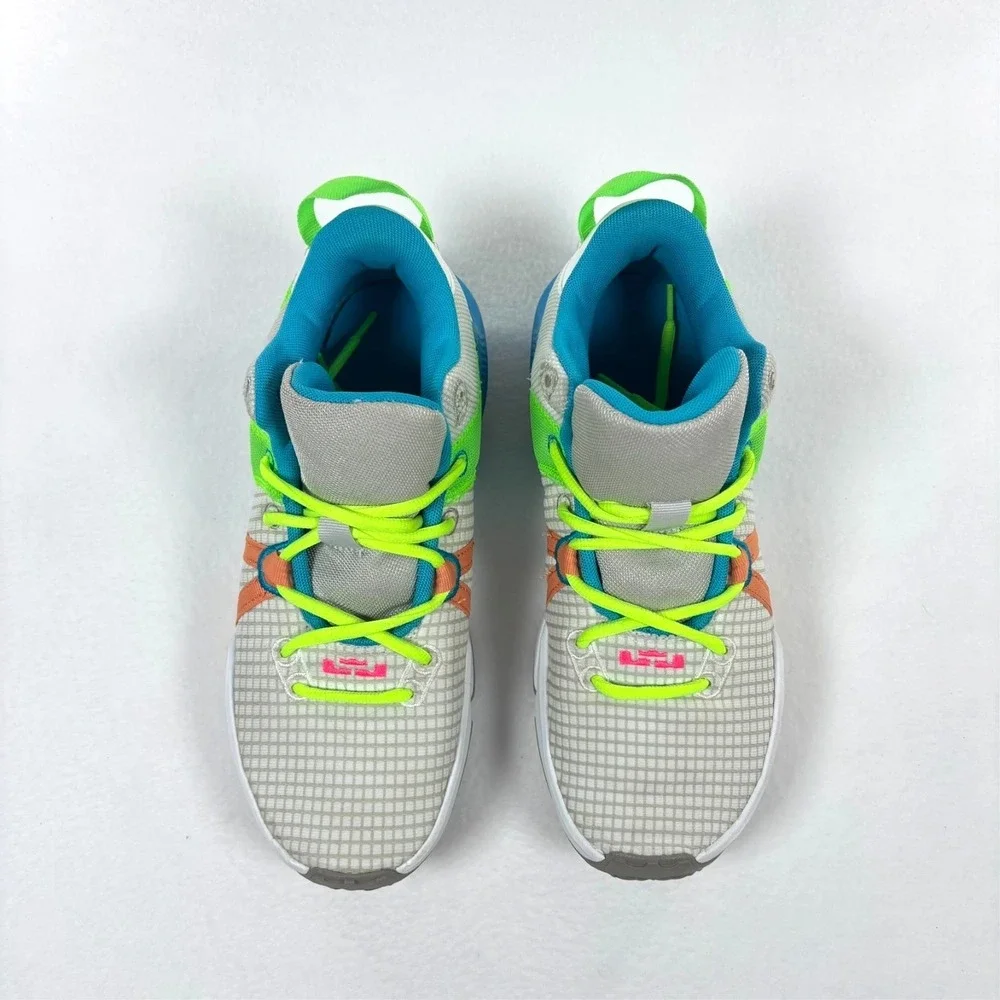 Nike LeBron Witness 7 Basketball Shoes Bright Neon Streetwear Womens 9.5 Mens 8